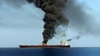 Tanker u plamenu, ilustracija (Foto: AFP)