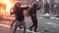 Veliki prosvjed u Barceloni, sukobi s policijom (Foto: AFP) - 1