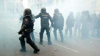 Veliki prosvjed u Barceloni, sukobi s policijom (Foto: AFP) - 2