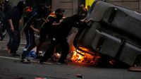 Veliki prosvjed u Barceloni, sukobi s policijom (Foto: AFP) - 6
