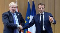 Boris Johnson i Emmanuel Macron (Foto: AFP)