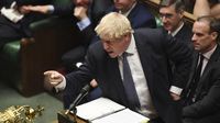 Boris Johnson u britanskom parlamentu (Foto: AFP)