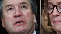 Kavanaugh i Ford (Foto: AFP)