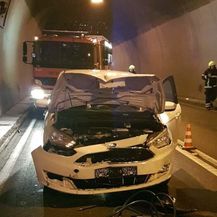 Prometna nesreća u tunelu Učka (Foto: Naša Bujština)