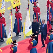 Povijesni susret dviju Koreja (Foto: Getty Images)