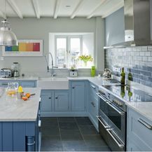 Ideje za uređenje kuhinje u plavoj boji - 5