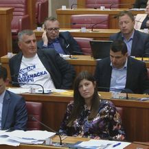 Miro Bulj i zanimljiva majica (Foto: Dnevnik.hr)