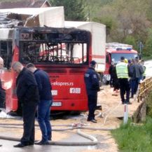 Sudar kamiona i autobusa u mjestu Barlovo u Srbiji (Foto: Telegraf.rs)
