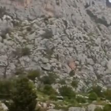 Miniranje kamenja u Omišu - 1