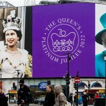 Reklama za proslavu platinastog jubileja kraljice Elizabete II.