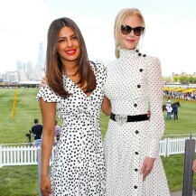 Priyanka Chopra i Nicole Kidman u haljinama s točkastim uzorkom