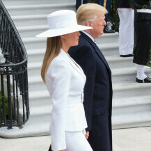 Melania Trump u modelu štikli So Kate modne kuće Christian Louboutin