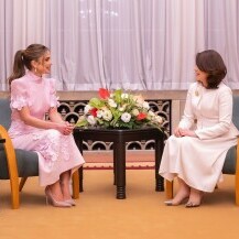 Jordanska kraljica Rania i japanska carica Masako
