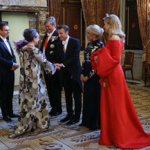 Susret Brigitte Macron i kraljice Maxime u Amsterdamu - 3