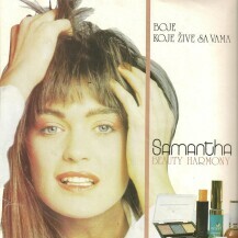 Bernarda Marovt u reklami za kozmetički brend Samantha