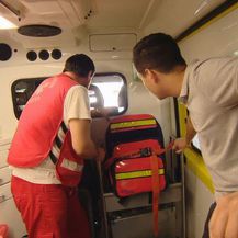 Ivan Forjan s ekipom hitne pomoći (Foto: Dnevnik.hr)