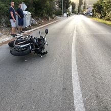 Motociklist poginuo na ulazu u Brna (Foto: čitatelj)