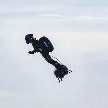 Franky Zapata flyboardom preletio La Manche (Foto: AFP)