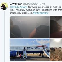 Dim u avionu British Airwaysa (Foto: Twitter) - 3