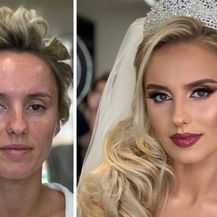 Mladenke prije šminke (Foto: Instagram/arber_bytyqi_mua)
