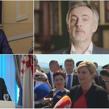 Mislav Kolakušić, Miroslav Škoro, Zoran Milanović, i Kolinda Grabar-Kitarović (Foto: Dnevnik.hr)