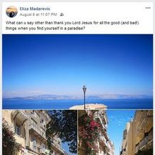 Objava Elizabete Mađarević na Facebooku (Foto: screenshot Facebook)