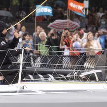 Mlada aktivistica završila petnaestodnevnu plovidbu jedrilicom (Foto: Johannes EISELE / AFP)
