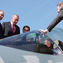 Recep Tayyip Erdogan razgledao SU-57 (Foto: AFP)