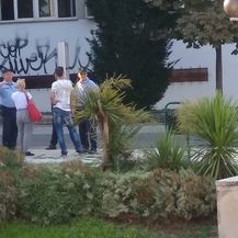 Policija ispred Županijskog suda u Splitu - 2