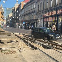 Upala u rupu na tračnicama na Ilici - 2