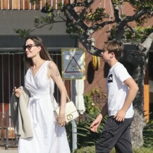 Angelina Jolie sa sinom Knoxom Leonom