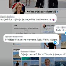 Facebook profil Kolinde Grabar-Kitarović