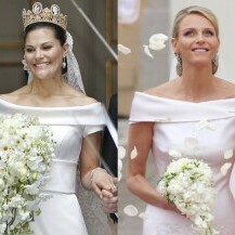 Švedska princeza Victoria i moneška princeza Charlene imale su vrlo slične vjenčanice