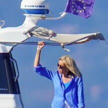 Brigitte Macron na ljetovanju