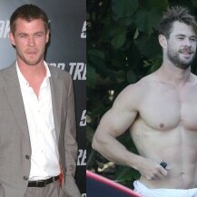 Chris Hemsworth prije i nakon što je dobio ulogu u Thoru