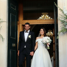Kristina i Marin Čilić vjenčali su se 28. travnja 2018. u crkvi svetog Nikole u Cavtatu