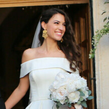 Kristina Milković Čilić nosila je vjenčanicu dizajnerice Caroline Castigliano - 7
