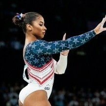 Američka gimnastičarka Jordan Chiles na Olimpijskim igrama u Parizu 2024. - 3