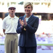 Kolinda Grabar-Kitarović na dodjeli medalja