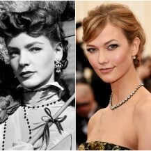 Lauren Bacall i Karlie Kloss