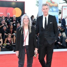 Patti Smith i Stephan Crasneanscki na premijeri filma Maria