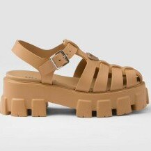 Gumene sandale Monolith, Prada, 690 eura