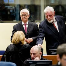 Jadranko Prlić i Slobodan Praljak (Foto: AFP)
