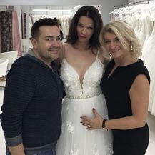 Aleksandra Grdić u vjenčanici u kojoj će se udati (FOTO: Privatni album)