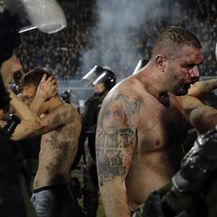 Huligani pretučeni u sukobu s Grobarima (Foto: AFP)