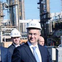 Andrej Plenković u rafineriji Sisak (Foto: Pixell)