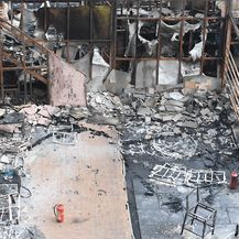 Restoran je izgorio do temelja (Foto: AFP)