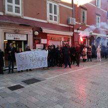 Prosvjed foruma žena SDP-a u Zadru (Foto: Šime Vičević)
