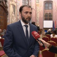 Krešimir Luetić, V. D. predsjednika Liječničke komore, i Sanja Vištica (Foto: Dnevnik.hr)