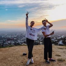Brooklyn Beckham i Hana Cross (Foto: Instagram)